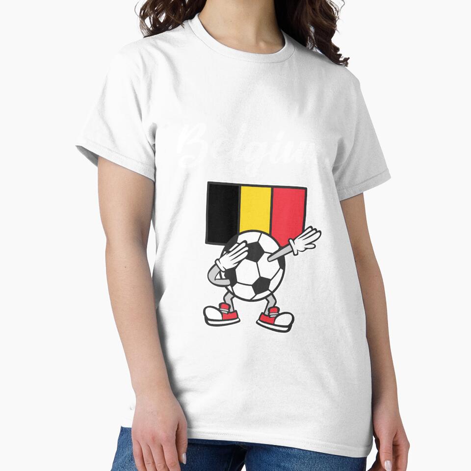 BELGIUM Dabbing Football Soccer Ball - BELGIUM by Darling DeDe