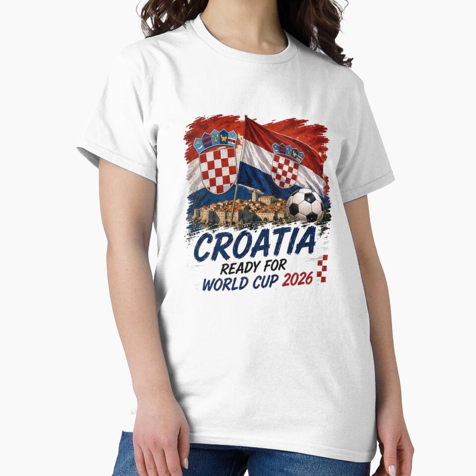 Croatia Football Fan World Cup 2026 Design by Pixanova
