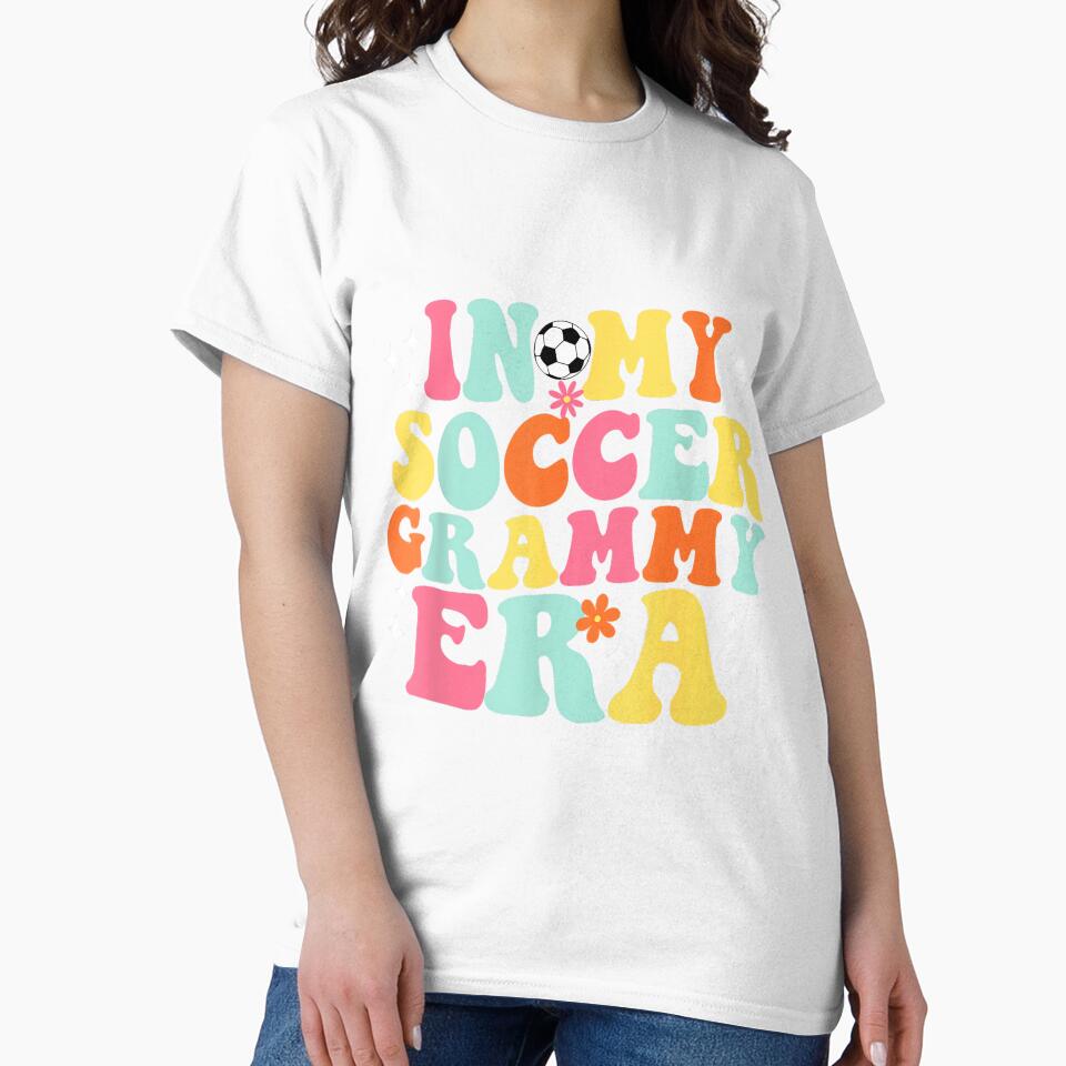 In My Soccer Grammy Era Retro Game Day Groovy by HazelWCagle