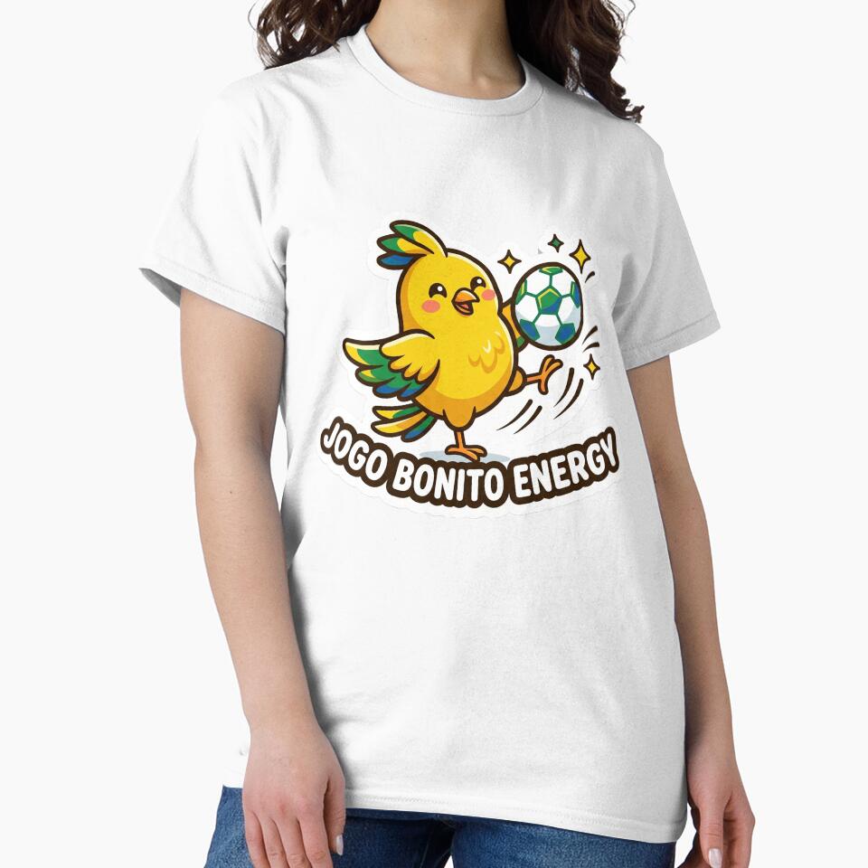 Jogo Bonito Energy Cute Brazilian Canary Football Soccer Sticker by Greemo03