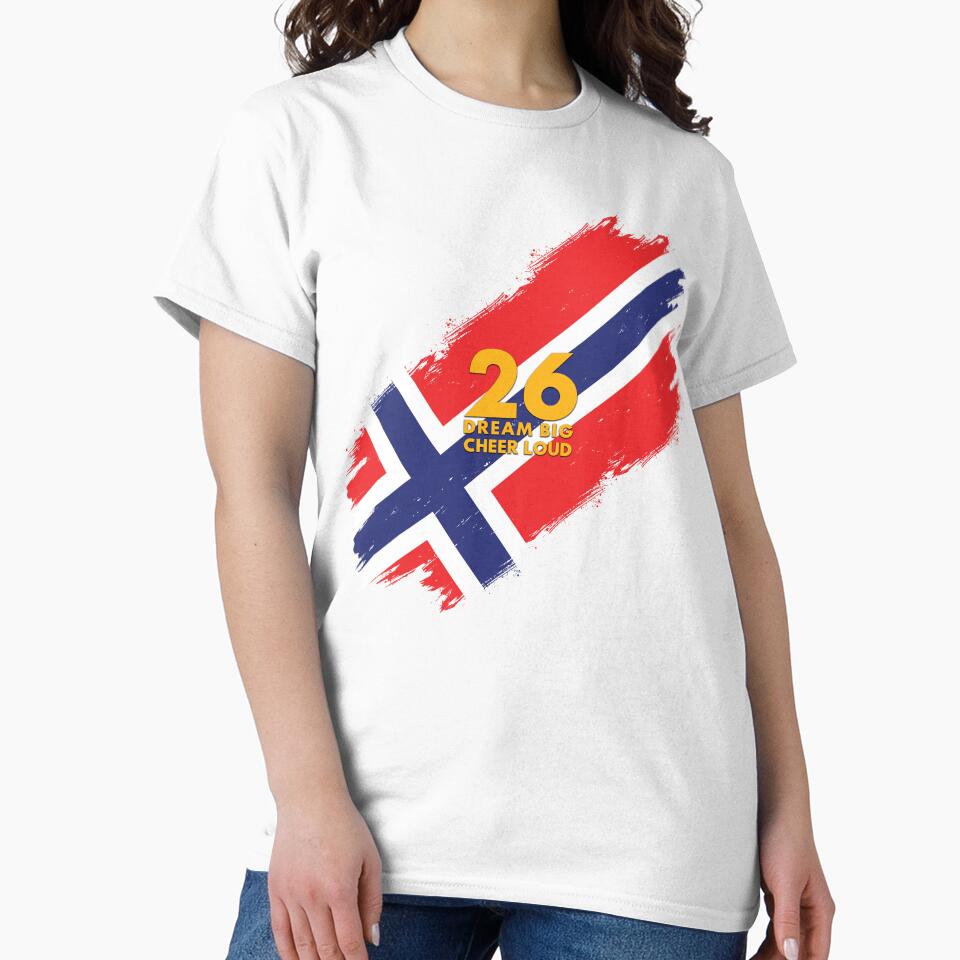 Norway Football 2026 Dream Big Cheer Loud by BananaPrint