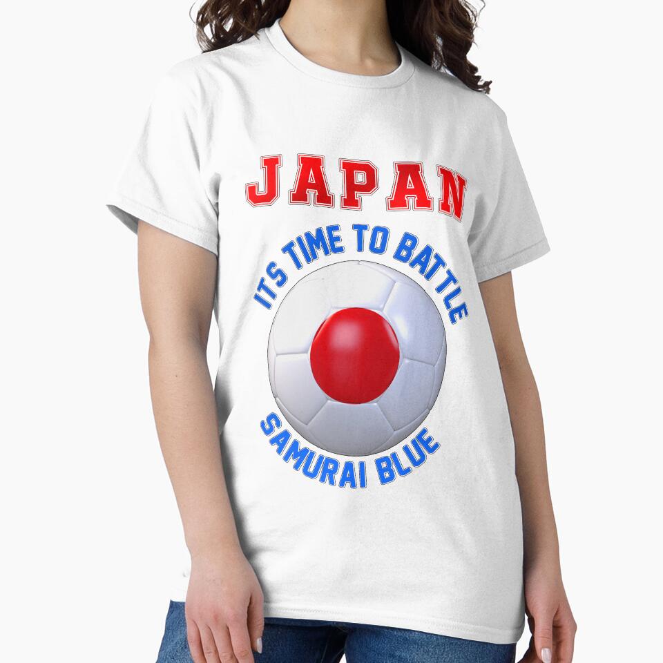 Japan fan slogan for football, japanese time to battle samurai EN by superpixus
