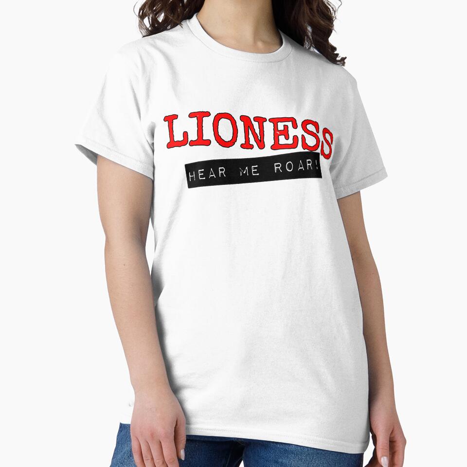 Lioness Hear Me Roar Cool Women's Football Design by TrulyEpoque