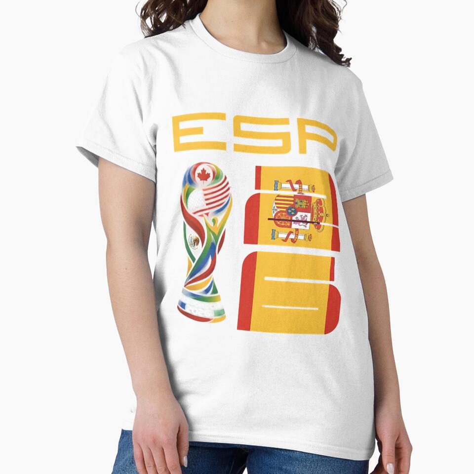 Spain Soccer World Cup 2026 Fan Art - ESP La Roja by  The Midnight Library - Book Lover Gifts & Kindle Accessories