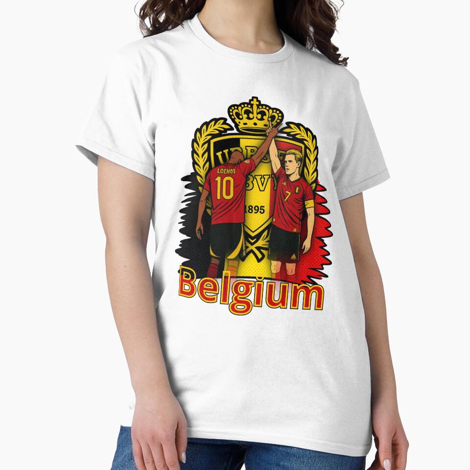 Belgium Football Legends - Red Devils Pride Art by re2m