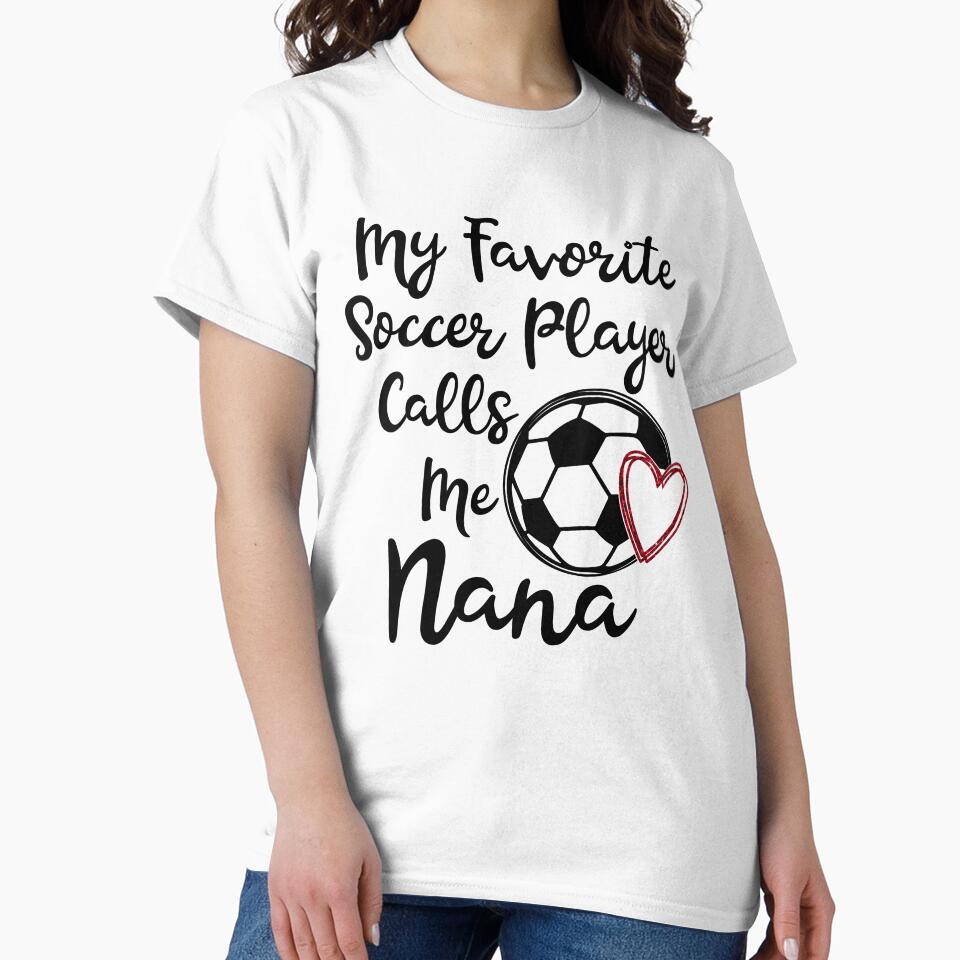 Soccer Nana Gift / Cute Soccer Grandma Gift/ My Favorite Soccer Player Calls Me Nana/ Soccer Game Gift by MommyMakesGifts