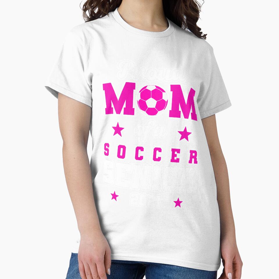 Proud Mom Of a Soccer Senior 2021, Volleyball Mom Funny Gift by Noahlaz