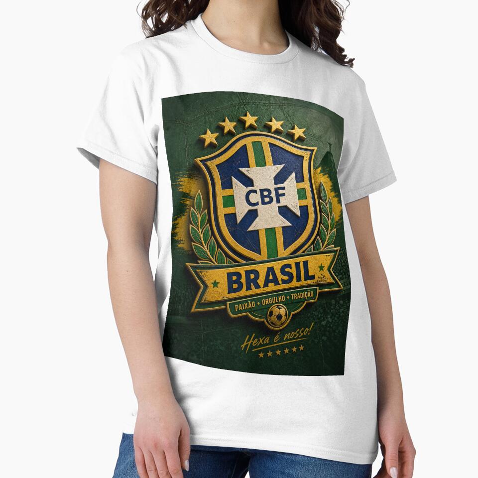 Brazil National Pride — Dynamic Soccer Vector Emblem Design by Jandedan