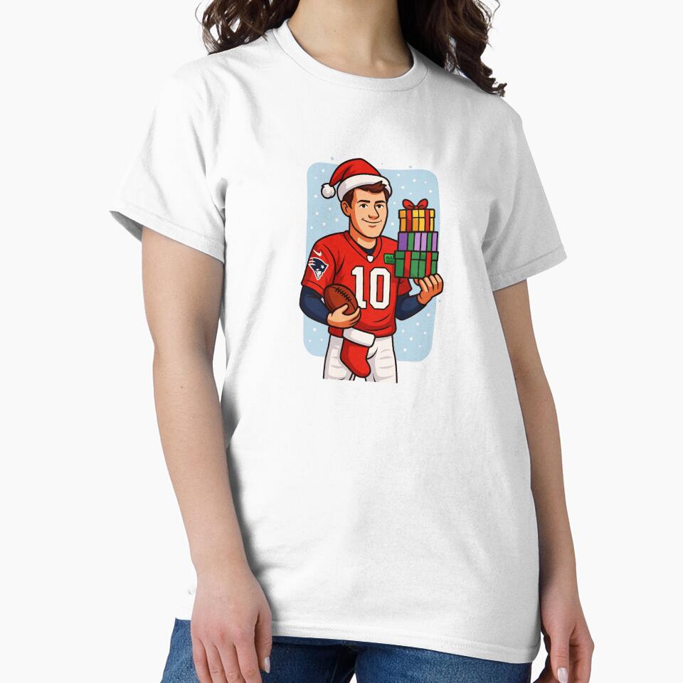 Drake Maye New England Christmas by DevinBooker18x