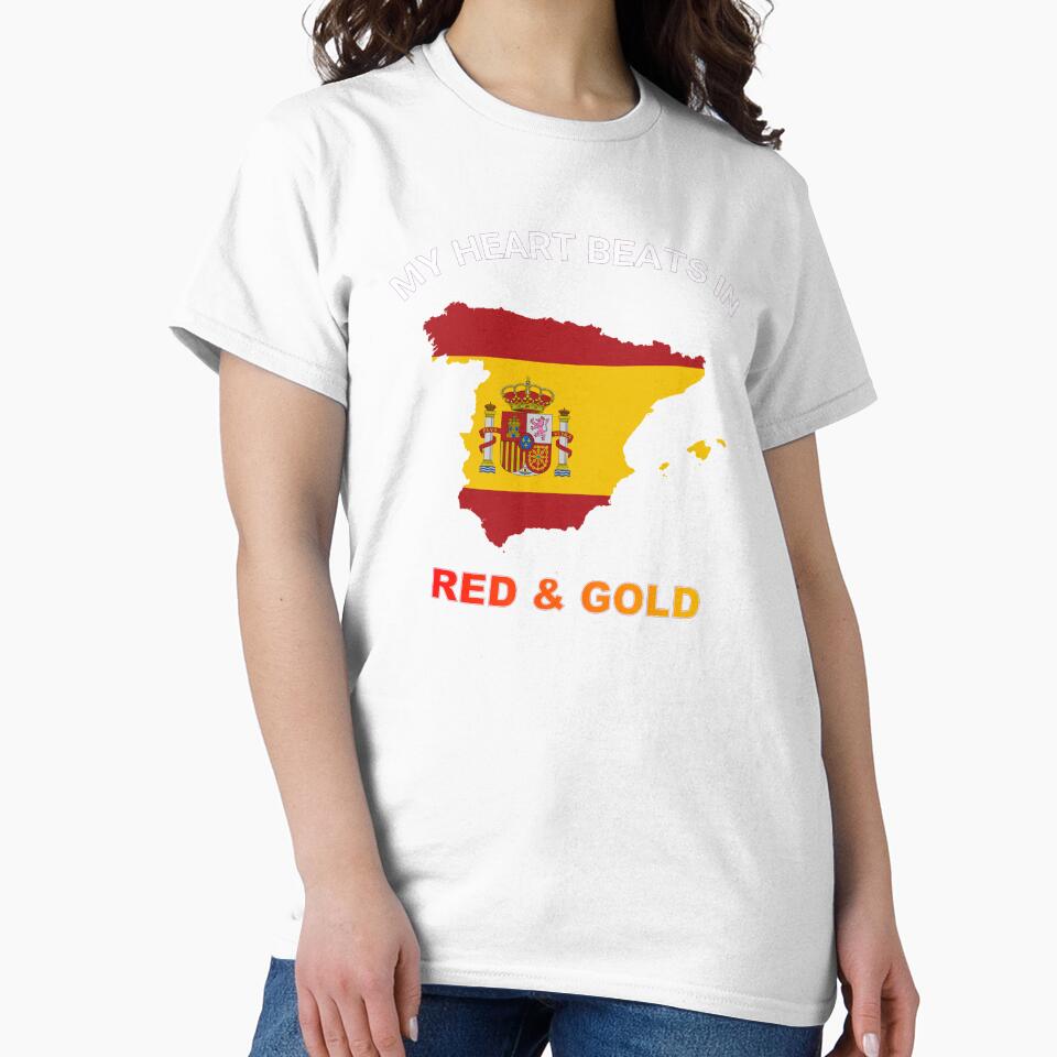 Spain Spanish Bull - My Heart Beats in Red and Gold by FancifulDesign