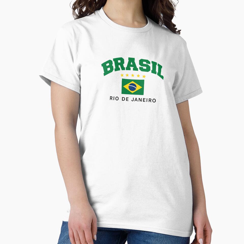 Brazil Rio de Janeiro Flag Design by CleanQuotes