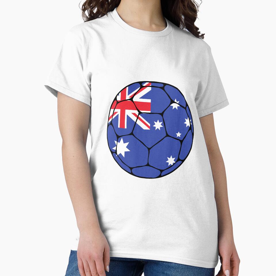 Australia Flag Soccer Ball by ehgraphics15