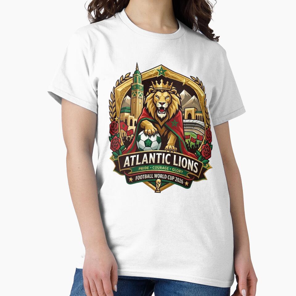 Atlantic Lions Football Fan Crest by Retro Arabica