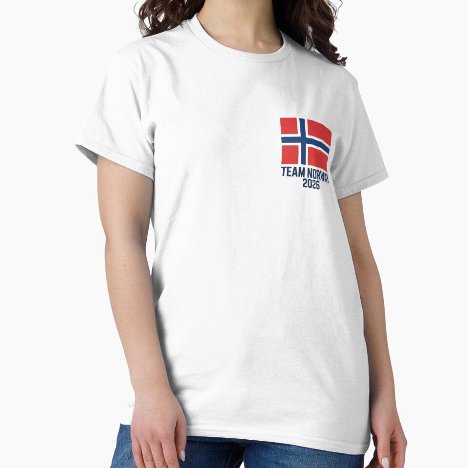 Team Norway 2026  Soccer Fan T-Shirt V18 by DBWStudios
