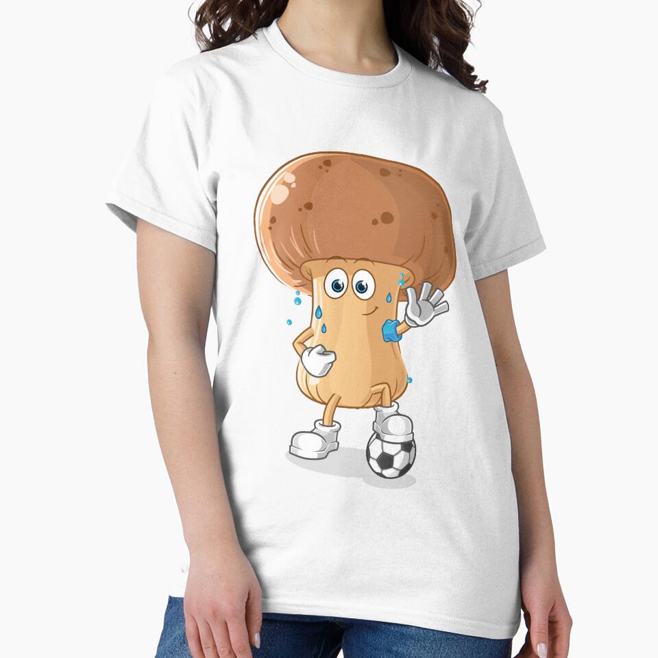 Soccer Mushroom Funny Gift Idea by Marco Damm