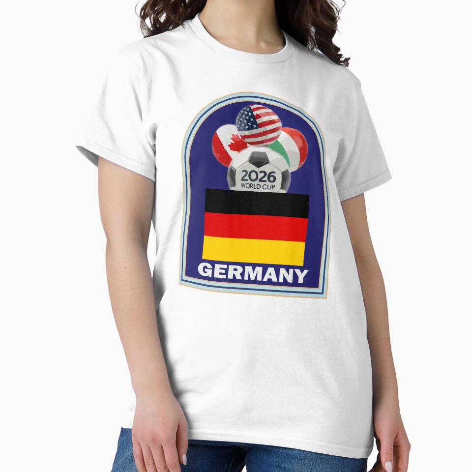 Germany 2026 Soccer T-shirt by benchpod47