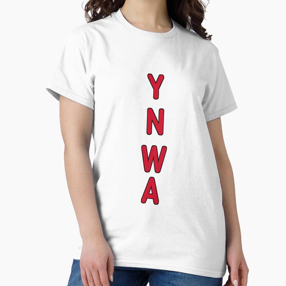YNWA Red Football Fan Chant Typography by Everlastingxyz