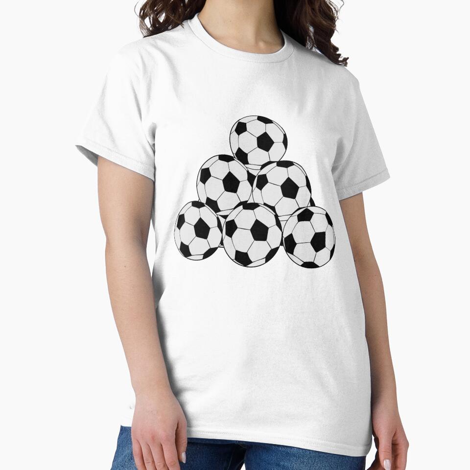 A bunch of soccer balls by shopdiego