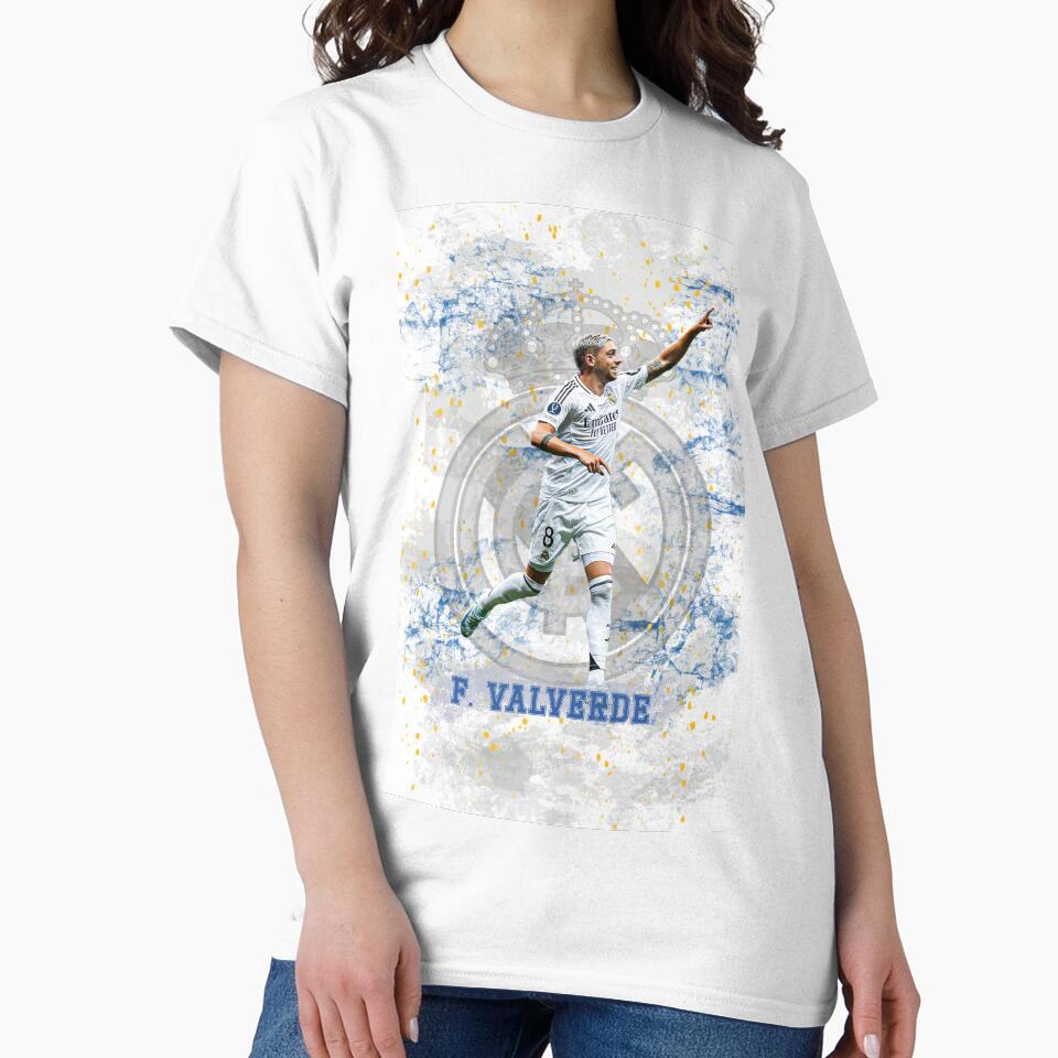 Federico Valverde Real Madrid Celebration Design by WYCreations