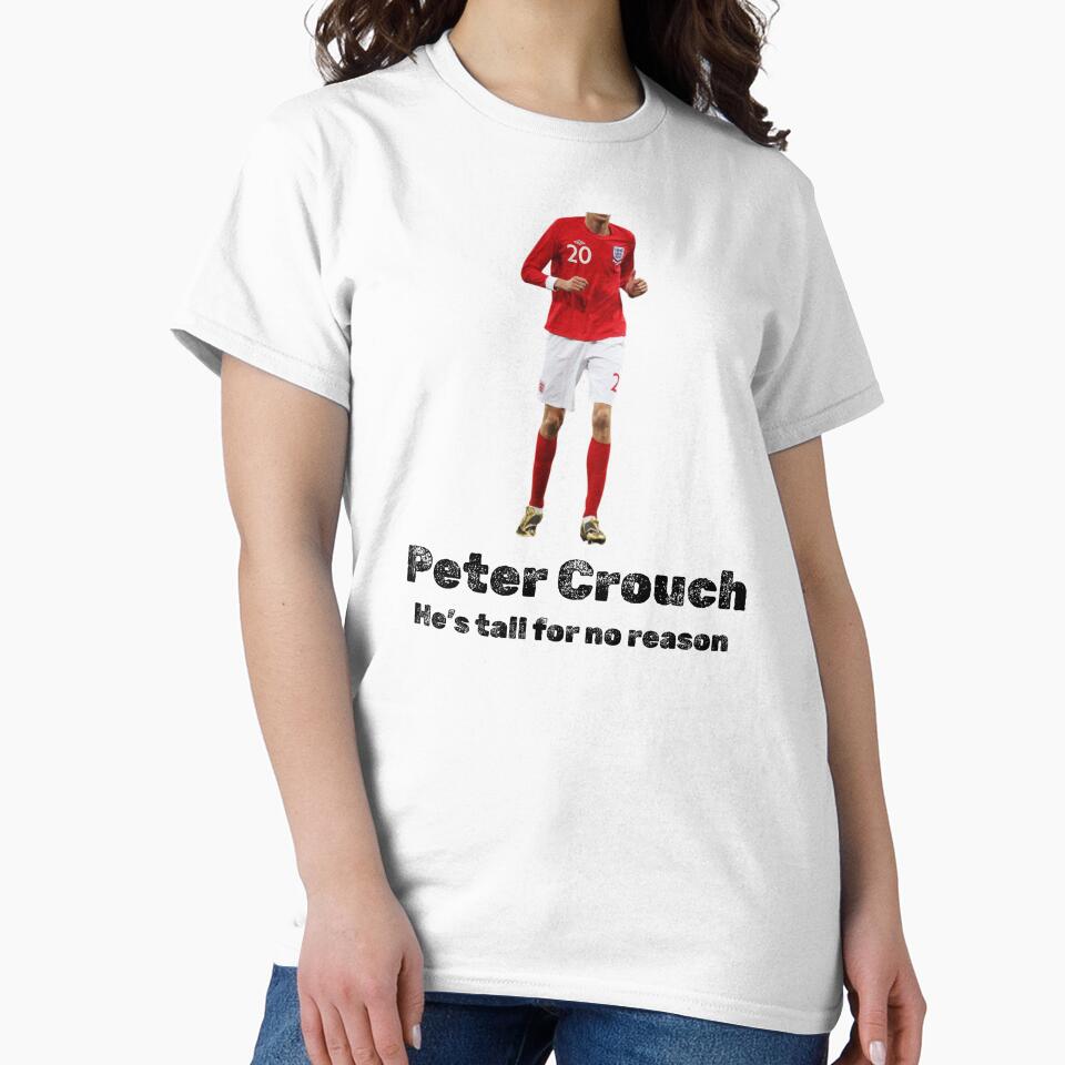 “Peter Crouch – He’s Tall for No Reason” | Funny England Football Parody Design by Pokah79