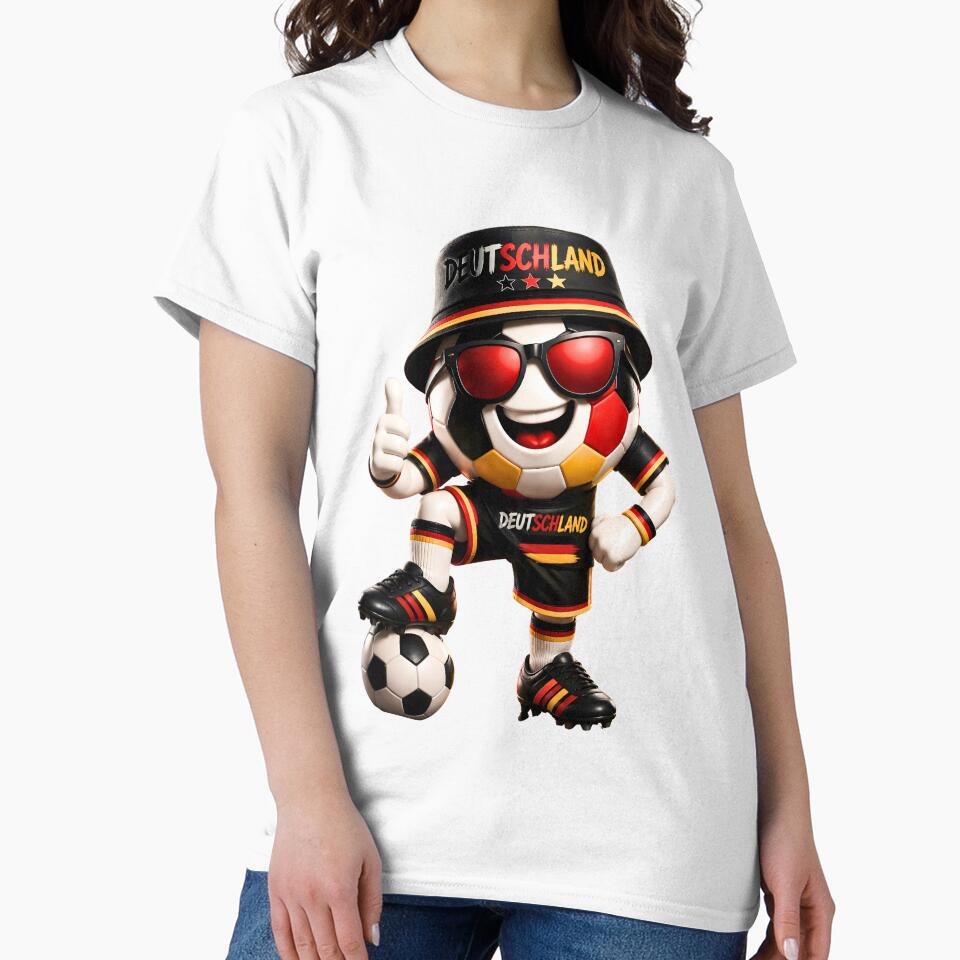 Germany Soccer Mascot Funny Football Cartoon Graphic by ArtSpark Studio