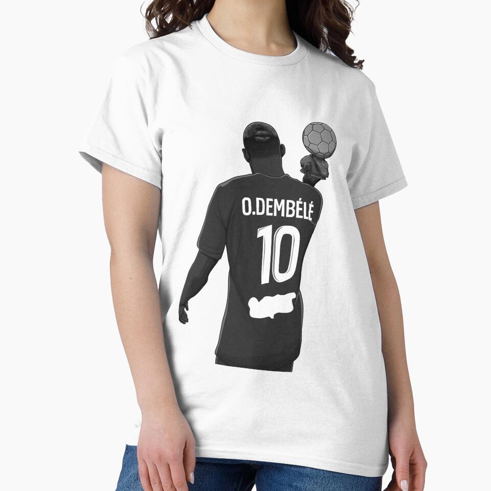 Ousmane Dembélé Black and White Version by Aldduardo