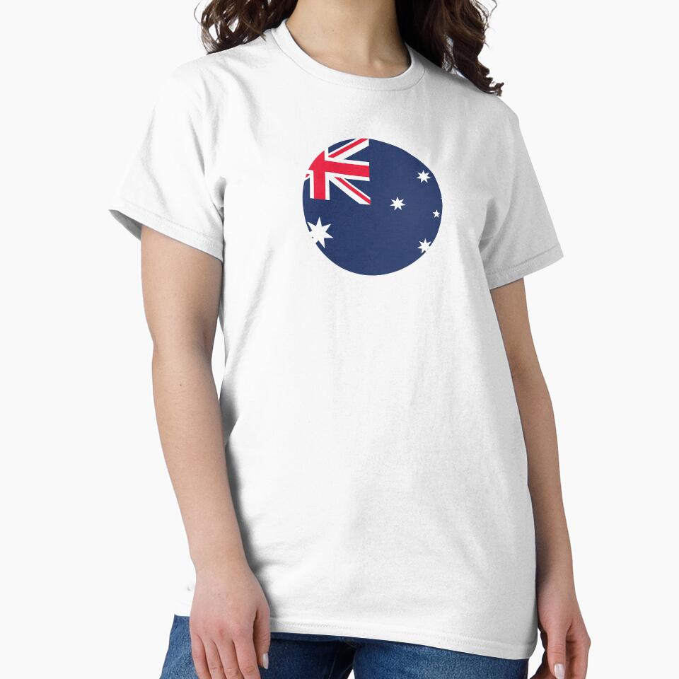 Australia Circle Flag (On Black) by STUDIO-72