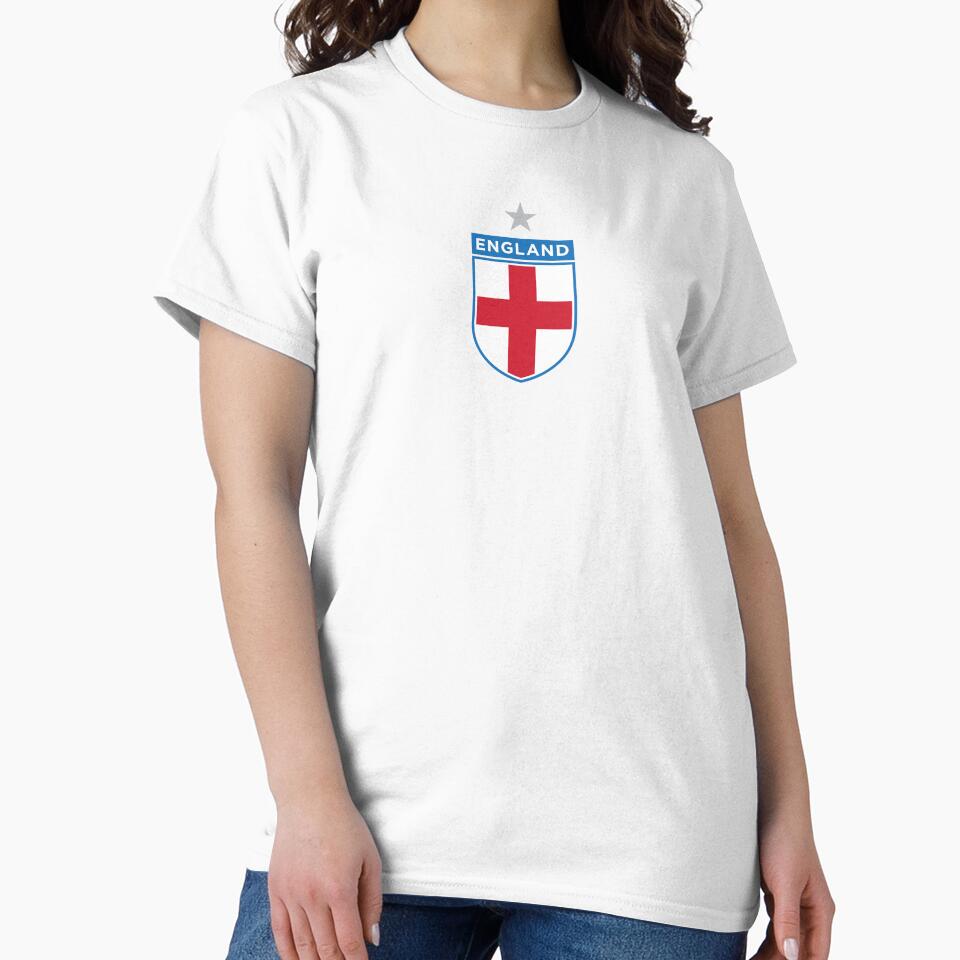 England Shield Flag (On Red) by STUDIO-72