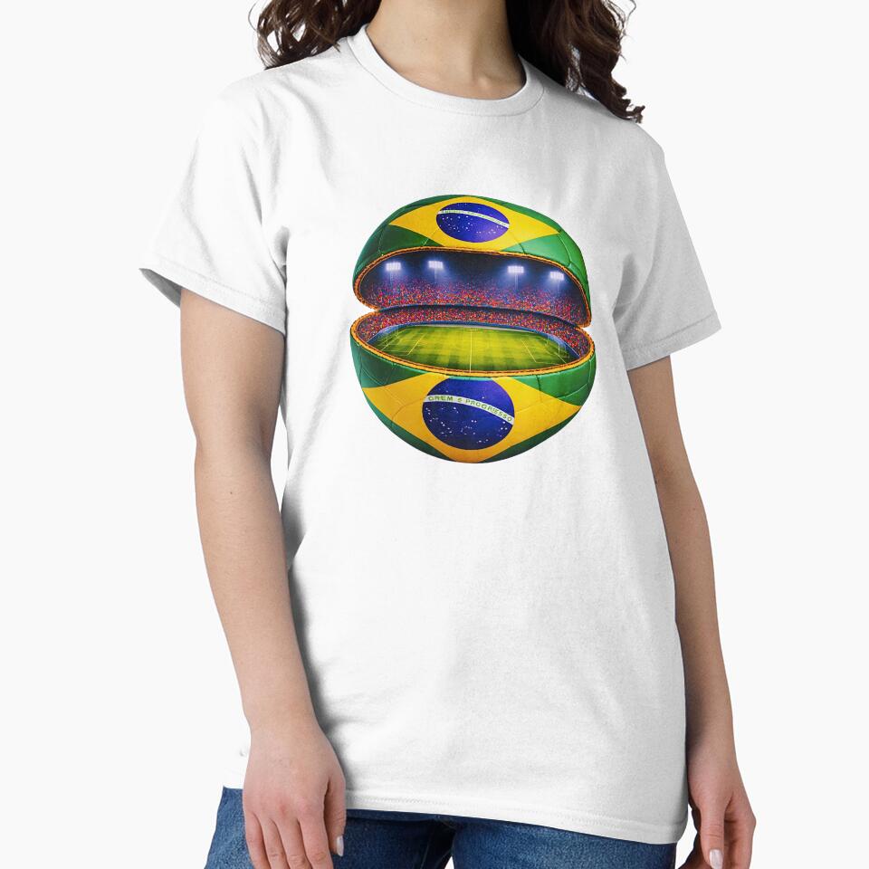 Brazil Soccer Stadium Ball Design by FunToTheFullest