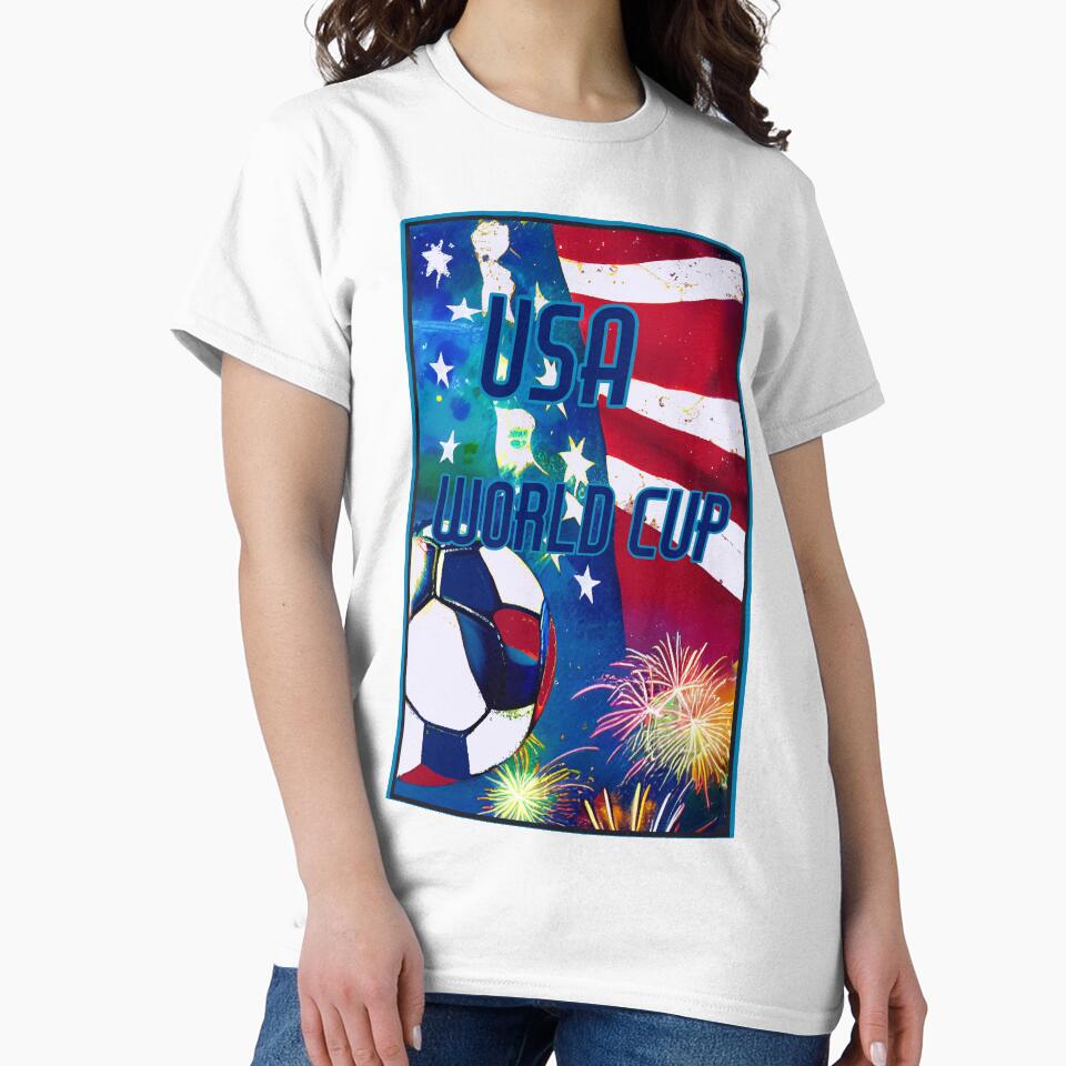 USA World Cup Soccer T shirt by Soccer-Stuff