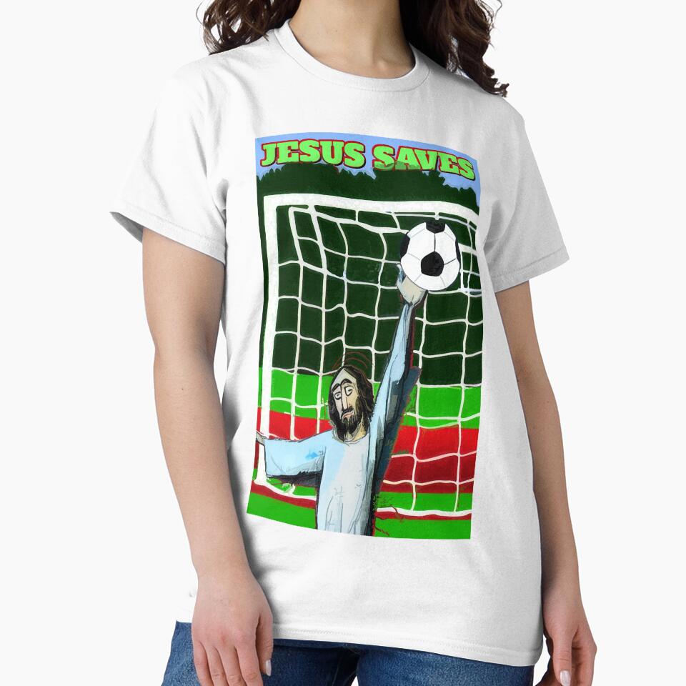 JESUS SAVES the goal (#01) by SolidEarthArt
