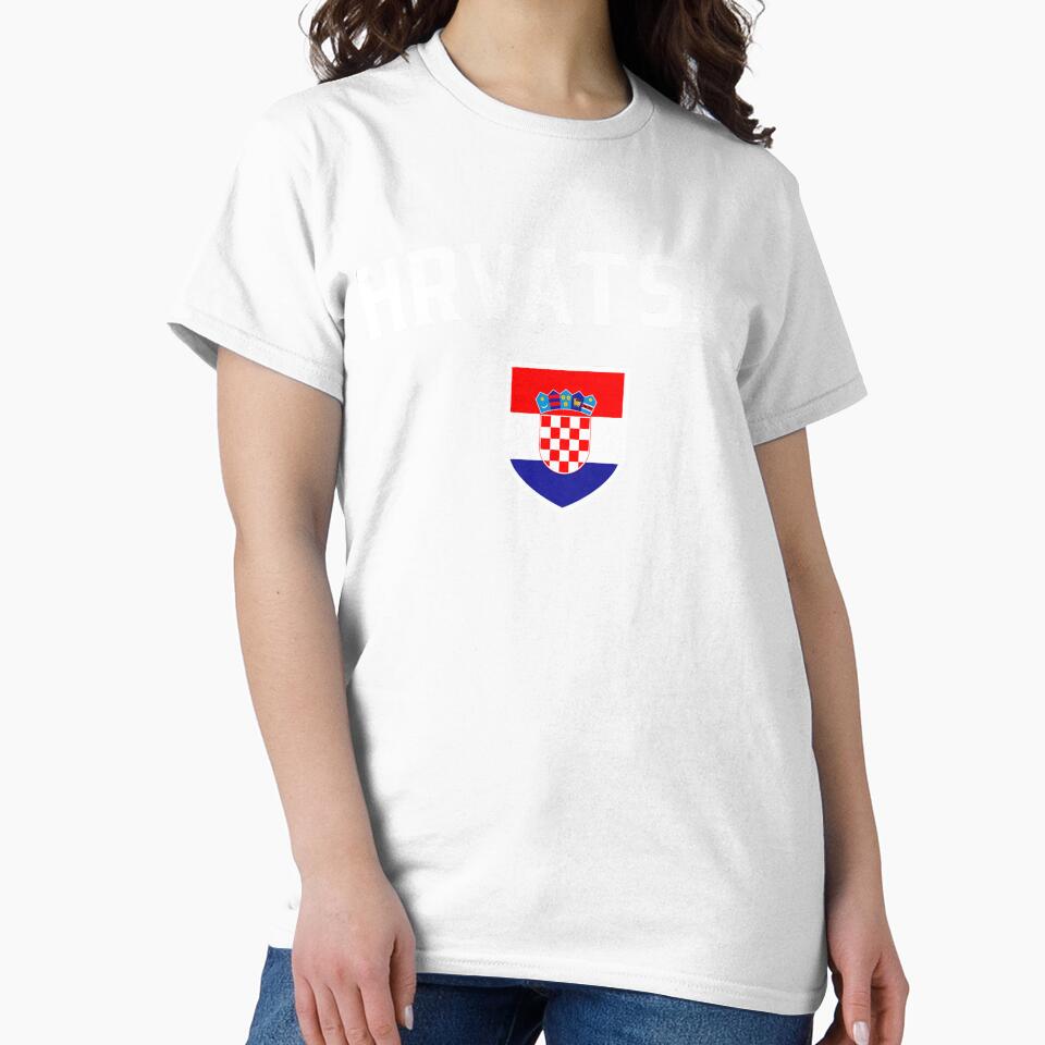 Croatia Sports Fans Classic Flag Shield National Team Support by el-em-cee