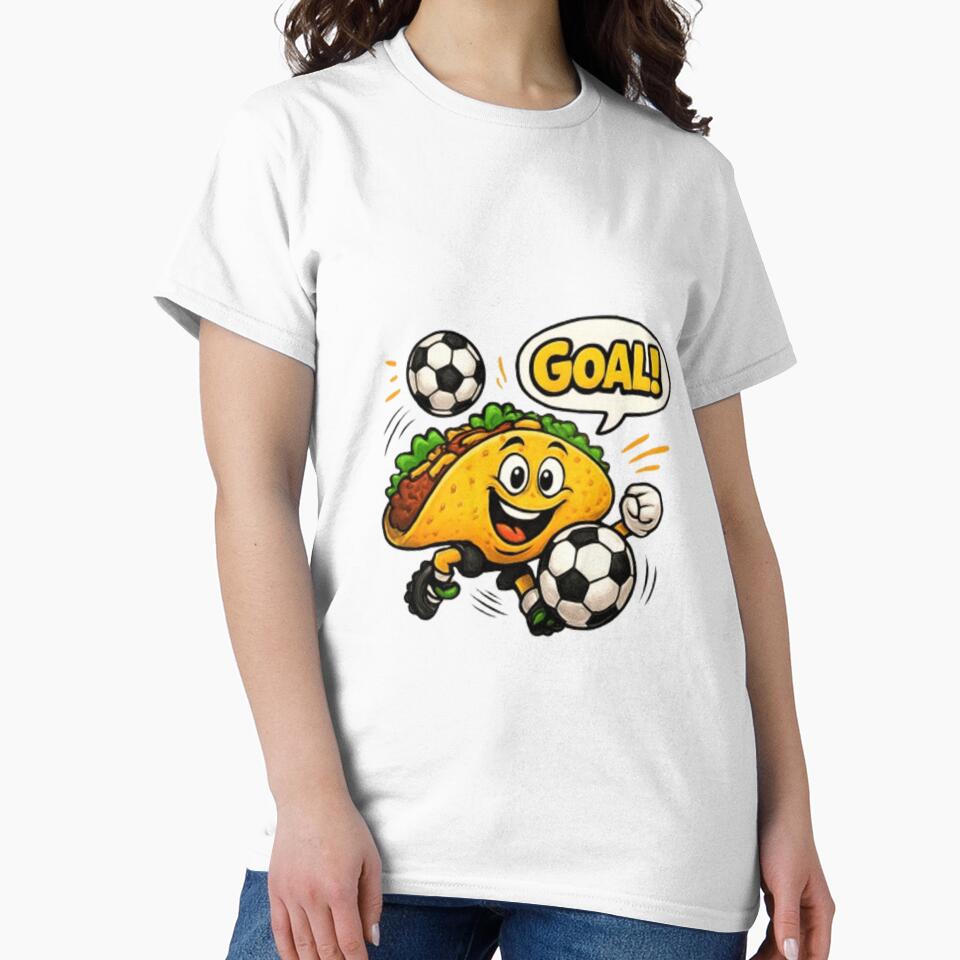Funny Taco Soccer Goal Sticker by Pixanova