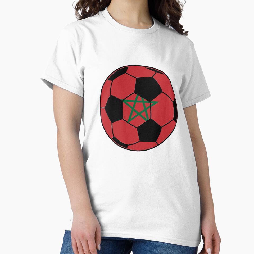 Morocco Flag Soccer Ball by FinalScoreClub