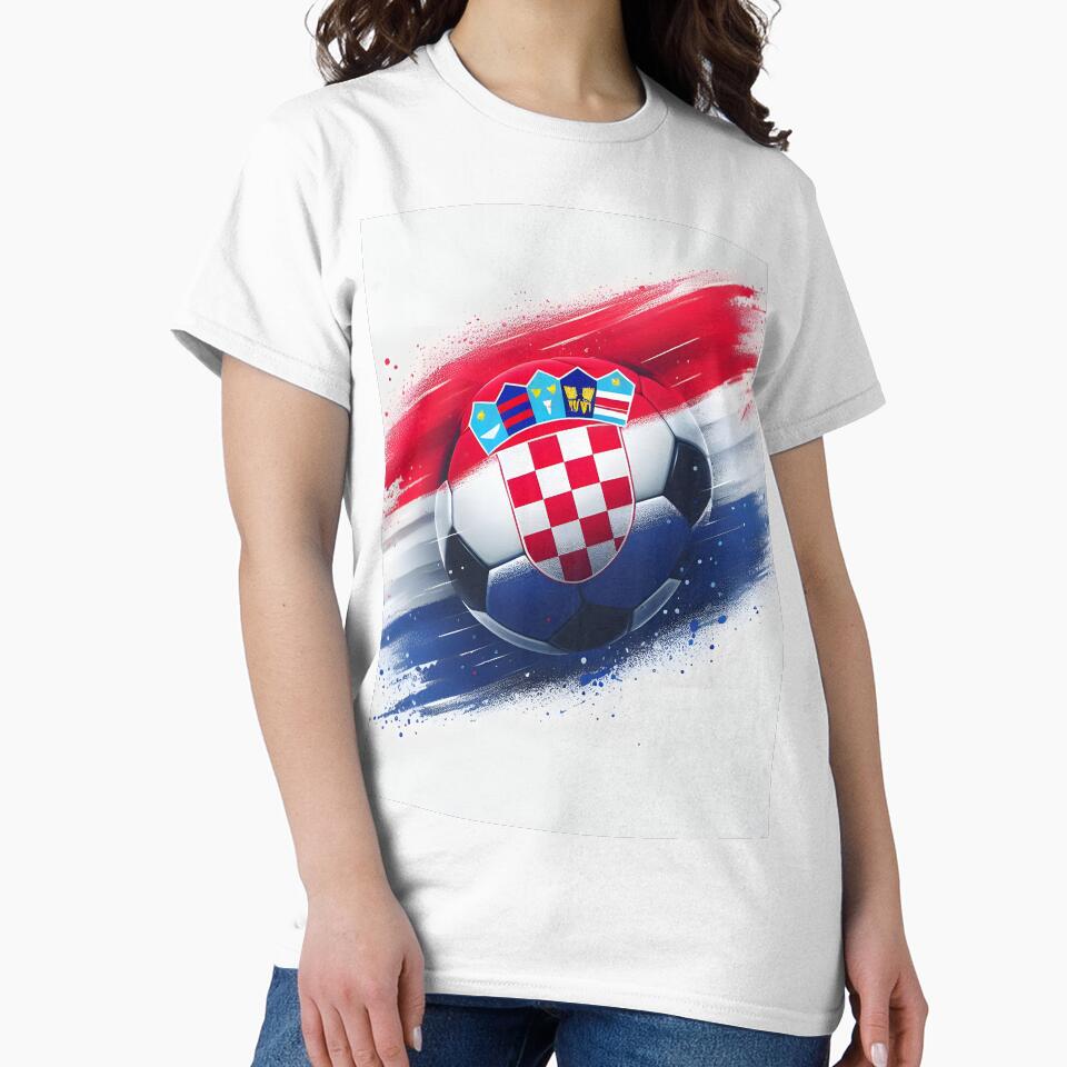 Croatian flag in football design by Sascha-Heiko