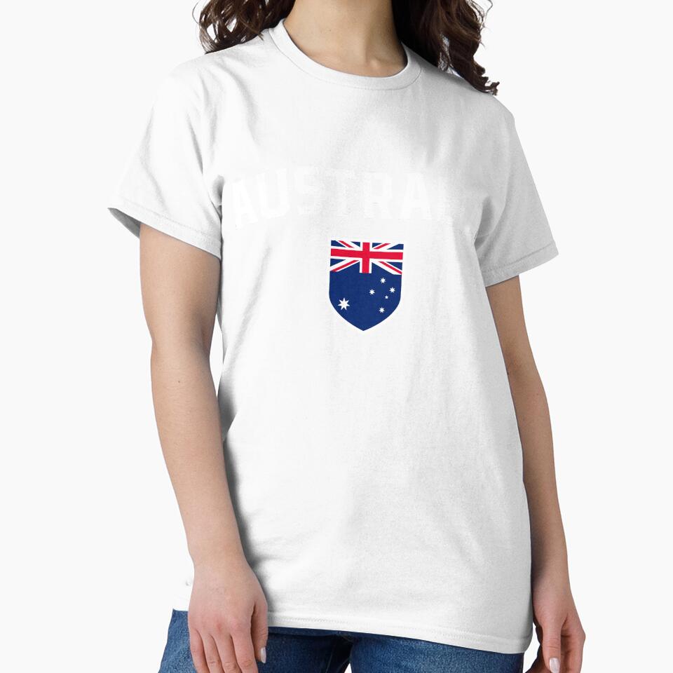 Australia Sports Fans Classic Flag Shield National Team Support by el-em-cee