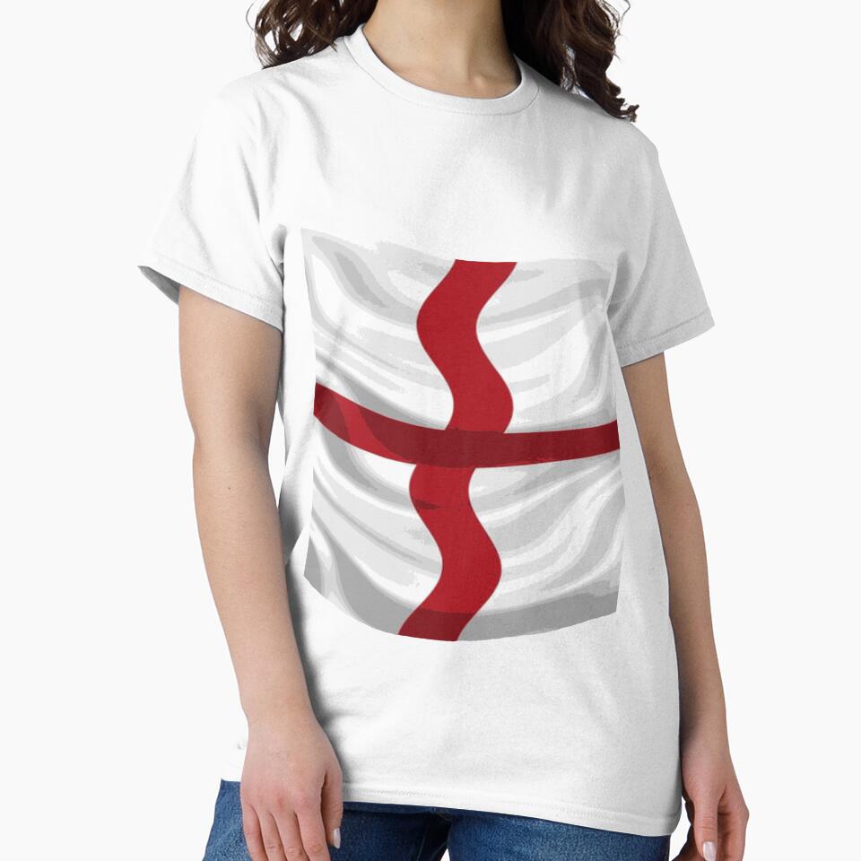 Stylized Flag Of England St George Cross by taiche