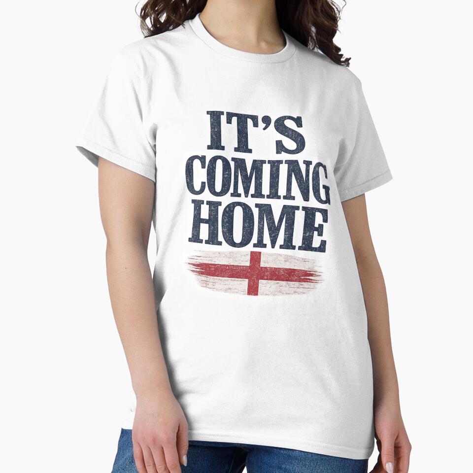Its Coming Home Shirt England Football Supporter Tee World Cup 2026 by ToastDesign