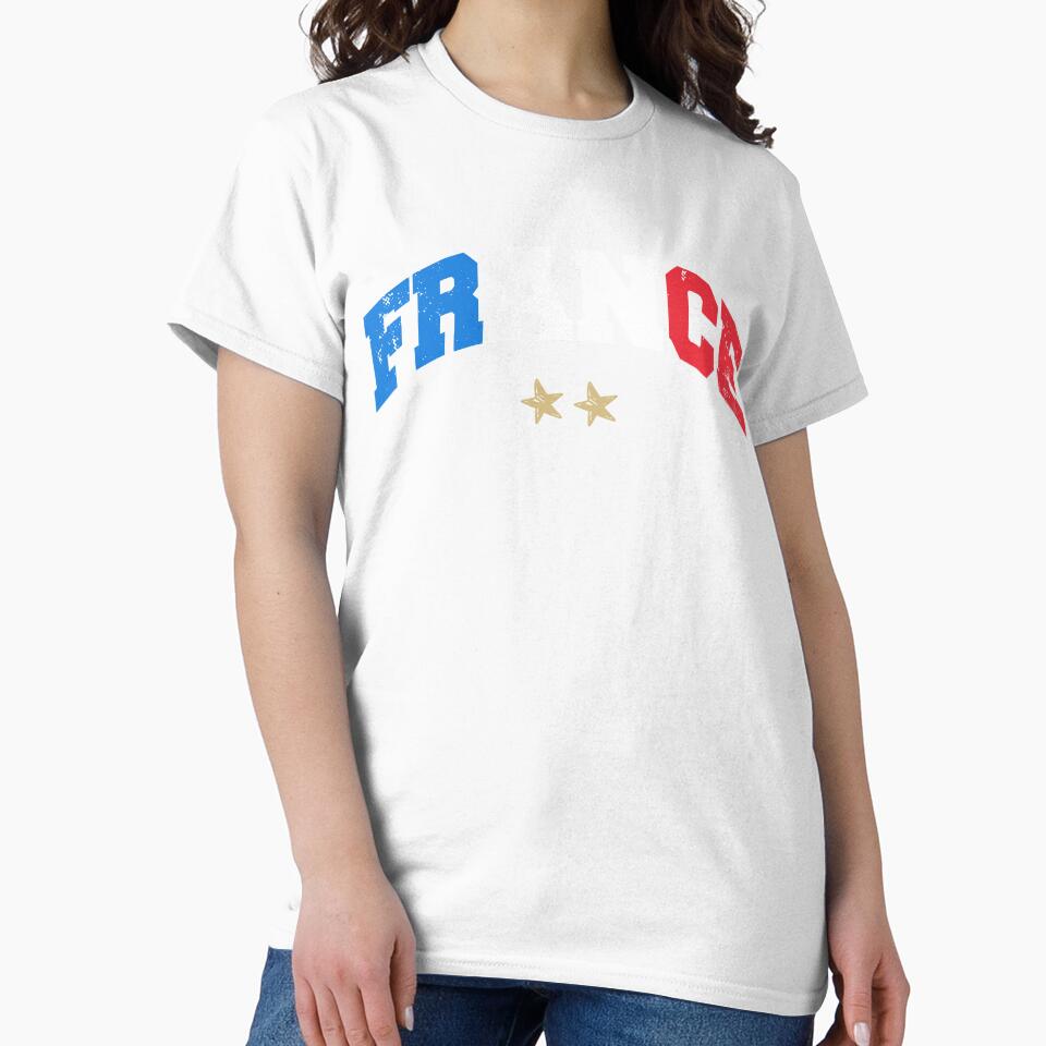 France Soccer Shirt Football Fan French Flag by HandicraftArt