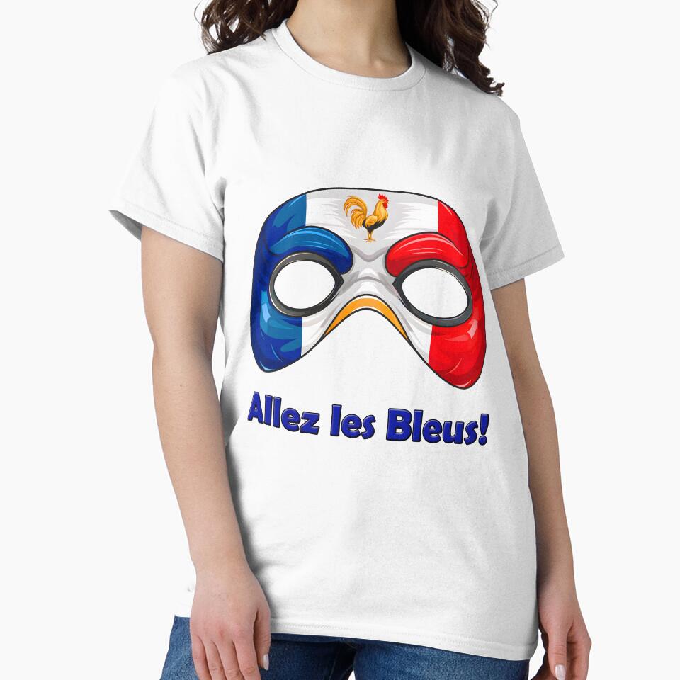 Vive Les Bleus: Wear Your French face mask by Designfordream