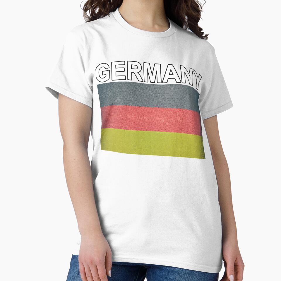 Germany Flag Distressed National Fan Original by merchhost