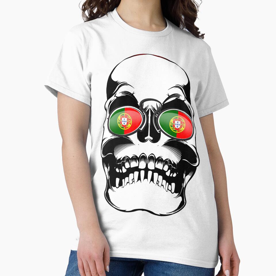 Portugal Soccer 2018 World Cup Skull by emphatic