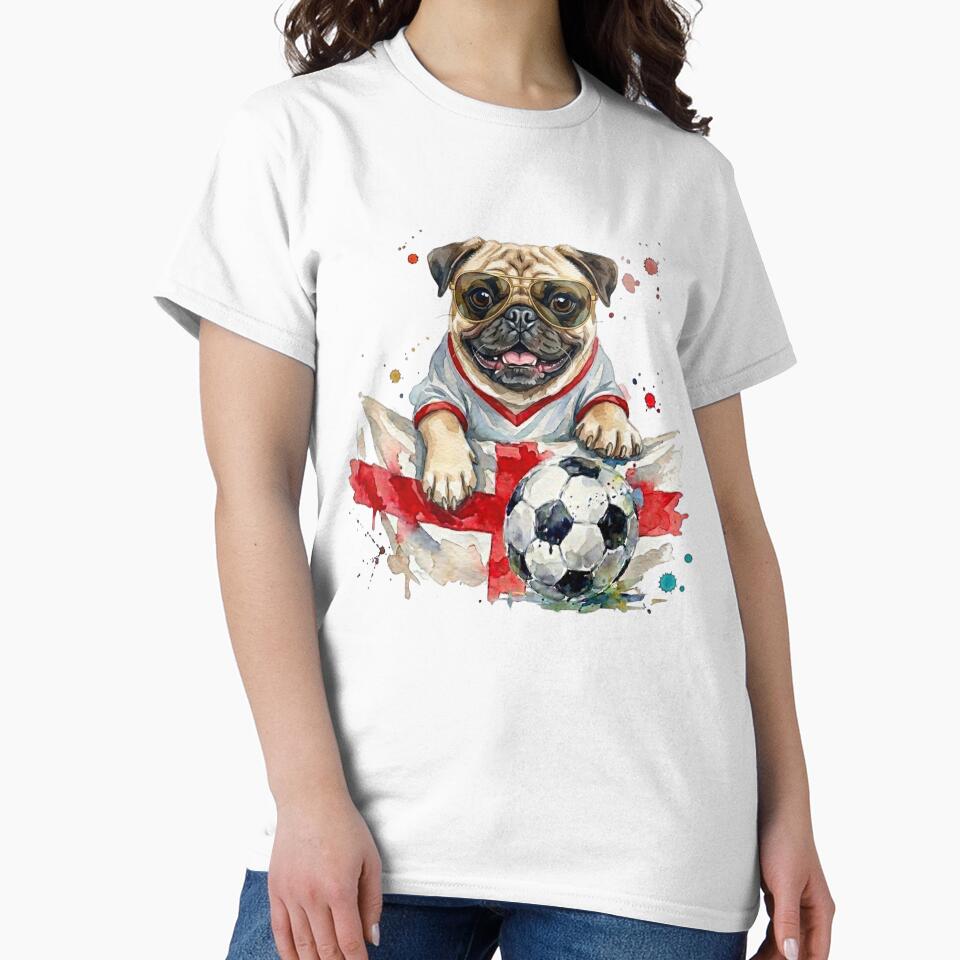 Pug World Cup England Suppawter by The Suppawters