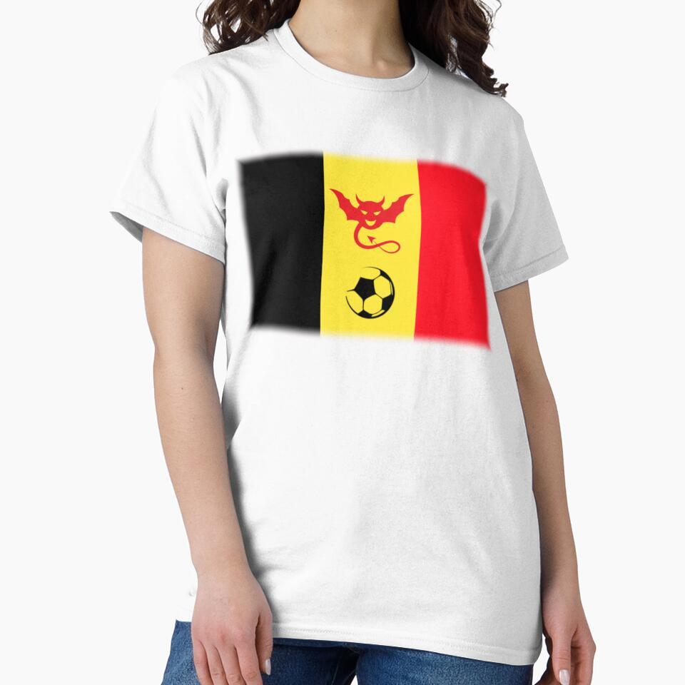 Belgium Soccer Footbal Red Devil Flag Logo by KleineStar