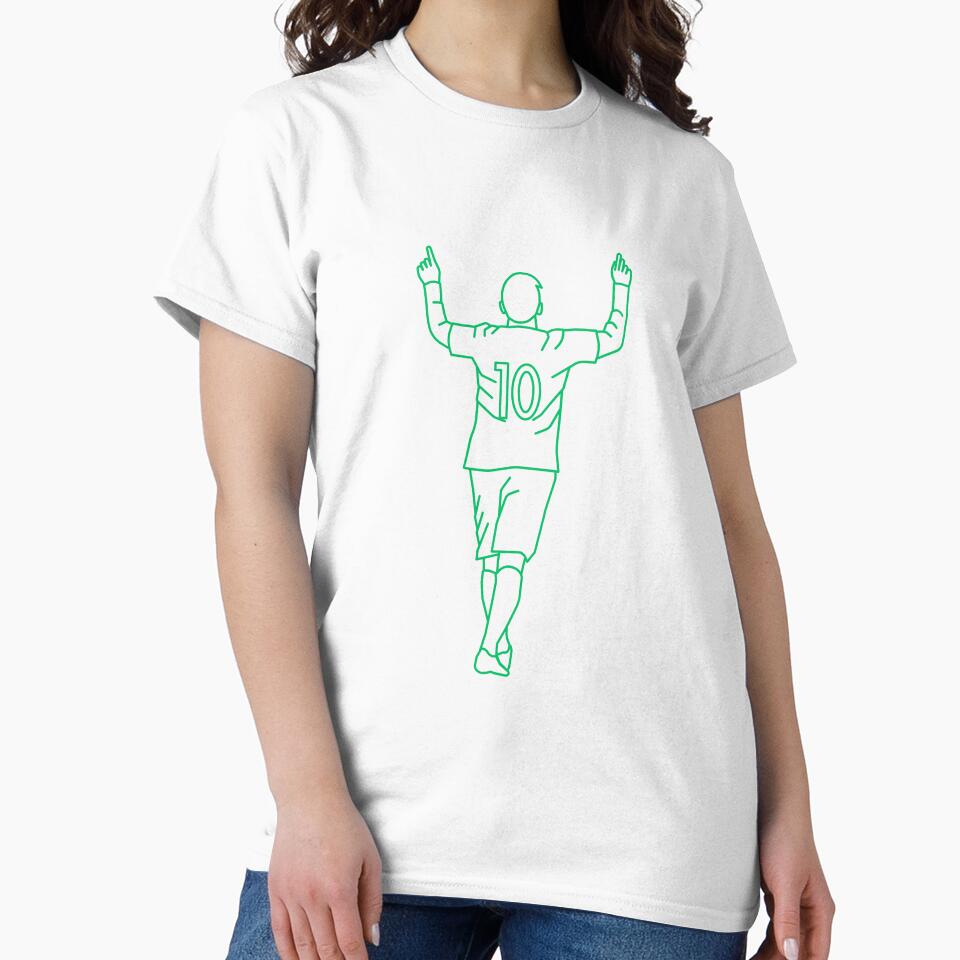 Green Number 10 |Player Celebration by Football Stickers World