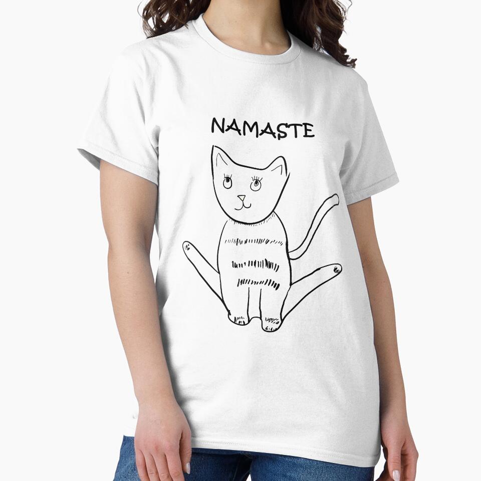 Cat Yoga Namaste by fitnesstee