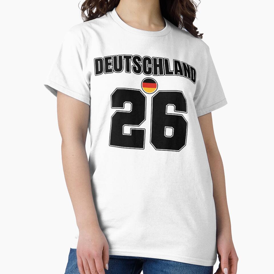 Germany 26 Football Shirt Style Design – Germany National Team Apparel by The Hairy Melon