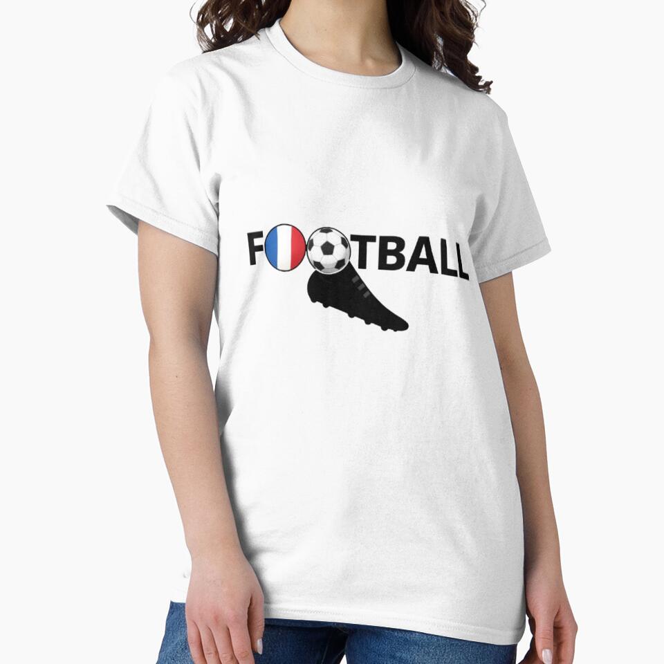 French Football Wordmark – Soccer Ball & Boot Design by thesmilngnature