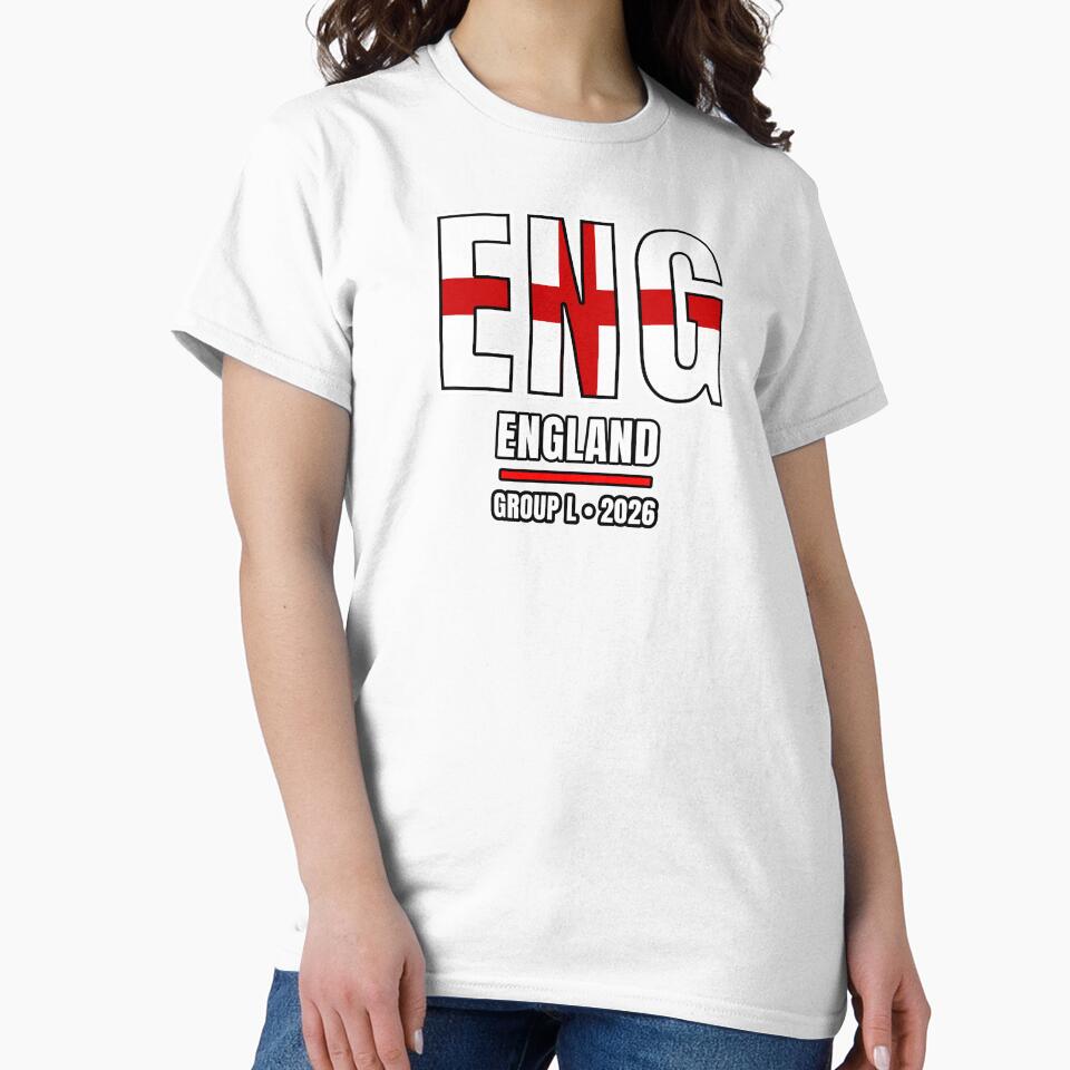England 2026 Football Shirt | ENG England Soccer Fan Apparel | England National Team Supporter Tee | Football 2026 Gift by The Hairy Melon