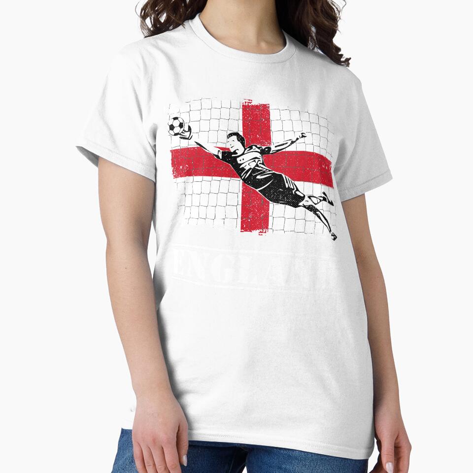 England Soccer Supporter Goalkeeper Shirt by zeno27